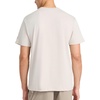 image:imageReebok Mens Small Logo Crewneck TShirt Standard Fit Lightweight CottonPoly Jersey FabricSilver Cloud  Globe