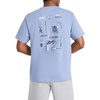 image:imageReebok Mens Small Logo Crewneck TShirt Standard Fit Lightweight CottonPoly Jersey FabricStonewash  Bebop