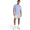 image:imageReebok Mens Small Logo Crewneck TShirt Standard Fit Lightweight CottonPoly Jersey FabricStonewash  Bebop