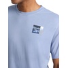 image:imageReebok Mens Small Logo Crewneck TShirt Standard Fit Lightweight CottonPoly Jersey FabricStonewash  Bebop