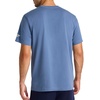 image:imageReebok Mens Small Logo Crewneck TShirt Standard Fit Lightweight CottonPoly Jersey FabricVector Shadow  Athletics Dept