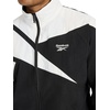 image:imageReebok Mens Track Jacket Standard Fit Lightweight Nylon FabricBlack