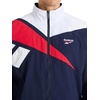 image:imageReebok Mens Track Jacket Standard Fit Lightweight Nylon FabricVector Navy
