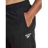image:imageReebok Mens Track Pant Standard Fit 31 Inseam Lightweight Nylon FabricBlack