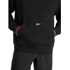 image:imageReebok Mens Transition Hoodie Oversized Fit Midweight Cottonpoly Fleece FabricBlack