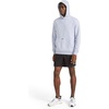 image:imageReebok Mens Transition Hoodie Oversized Fit Midweight Cottonpoly Fleece FabricGrey Heather