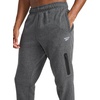 image:imageReebok Mens Tremont Fleece Pant Standard Fit with Open Bottom 30 Inseam Midweight CottonPoly Fleece FabricCharcoal Heather