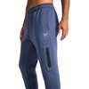 image:imageReebok Mens Tremont Fleece Pant Standard Fit with Open Bottom 30 Inseam Midweight CottonPoly Fleece FabricWashed Indigo