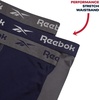 image:imageReebok Mens Underwear  3 Pack Performance Mens Big amp Tall Boxer Briefs  Lightweight Performance Fabric Wicks Away Sweat 7Inch Inseam Helps Reduce RideUp and Chafing All DayMaritime BlueDark GreyMaritime Blue