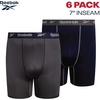 image:imageReebok Mens Underwear  6 Pack Performance Mens Big amp Tall Boxer Briefs  Steady Breathable Comfort for Every Day Dependable Underwear That Stays Supportive Through Busy RoutinesMaritime BlueDark GreyMaritime Blue