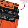 image:imageReebok Mens Underwear  6 Pack Performance Mens Boxer Briefs with Pouch  Extra Thigh Coverage for a Secure Feel During Work and Workouts Smooth Design Helps Reduce IrritationBlackened PearlBlackBurnt Orange