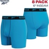image:imageReebok Mens Underwear  8 Pack Performance Mens Boxer Briefs with Pouch  Stretch Performance Fabric Moves Naturally Without Feeling Restrictive Precise Inseam Sizing for Every SizeBlue DepthsBlackBlue DanubeBlackened Pearl
