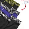 image:imageReebok Mens Underwear Boxer Briefs  6 Pack Stretch Performance Moisture Wicking Boxers for Men with Contour Pouch 6 InseamBlackNavyBlack