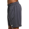 image:imageReebok Mens Viper 20 7 Short Standard Fit Lightweight Poly Grid Mesh FabricEbony Heather