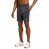 image:imageReebok Mens Viper 20 7 Short Standard Fit Lightweight Poly Grid Mesh FabricEbony Heather