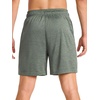 image:imageReebok Mens Viper 20 7 Short Standard Fit Lightweight Poly Grid Mesh FabricGrit Green Heather