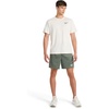 image:imageReebok Mens Viper 20 7 Short Standard Fit Lightweight Poly Grid Mesh FabricGrit Green Heather
