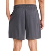 image:imageReebok Mens Viper 20 7 Short Standard Fit Lightweight Poly Grid Mesh FabricOld Ebony Heather