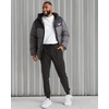 image:imageReebok Mens Winter Jacket  Heavyweight Insulated Puffer Jacket with Hood  Wind and Water Resistant Fabric Blocks Chill Sturdy FullZip Closure for Easy Layering Versatile Everyday StyleCharcoal Grey Ash