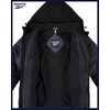 image:imageReebok Mens Winter Jacket  Heavyweight Insulated Puffer Jacket with Hood  Wind and Water Resistant Fabric Blocks Chill Sturdy FullZip Closure for Easy Layering Versatile Everyday StyleCharcoal Grey Ash