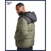 image:imageReebok Mens Winter Jacket  Heavyweight Insulated Puffer Jacket with Hood  Wind and Water Resistant Fabric Blocks Chill Sturdy FullZip Closure for Easy Layering Versatile Everyday StyleOlive