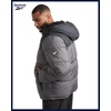 image:imageReebok Mens Winter Jacket  Heavyweight Insulated Puffer Jacket with Hood  Wind and Water Resistant Fabric Blocks Chill Sturdy FullZip Closure for Easy Layering Versatile Everyday StyleCharcoal Grey Ash