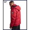 image:imageReebok Mens Winter Jacket Heavyweight Insulated Quilted Hooded Puffer Coat  DownAlternative Fill Traps Heat Without Bulk Water Resistant and Windproof Shell for Commutes or Outdoor UseDark Red