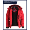 image:imageReebok Mens Winter Jacket Heavyweight Insulated Quilted Hooded Puffer Coat  DownAlternative Fill Traps Heat Without Bulk Water Resistant and Windproof Shell for Commutes or Outdoor UseDark Red