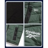 image:imageReebok Mens Winter Jacket Heavyweight Insulated Quilted Hooded Puffer Coat  DownAlternative Fill Traps Heat Without Bulk Water Resistant and Windproof Shell for Commutes or Outdoor UseOlive