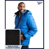 image:imageReebok Mens Winter Jacket Heavyweight Insulated Quilted Hooded Puffer Coat  DownAlternative Fill Traps Heat Without Bulk Water Resistant and Windproof Shell for Commutes or Outdoor UseBatik Blue