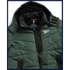 image:imageReebok Mens Winter Jacket Heavyweight Insulated Quilted Hooded Puffer Coat  DownAlternative Fill Traps Heat Without Bulk Water Resistant and Windproof Shell for Commutes or Outdoor UseOlive