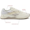 image:imageReebok Nano X4 Mens Shoes Cross Training Gym Sneakers for MenVintage ChalkMoonstoneAlabaster