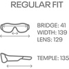 image:imageReebok Nitrous Smart Audio Sunglasses Black Polarized Lens Unisex HiFi Bluetooth Sport Glasses with UV Protection  Powered by LucydBerry Mirror