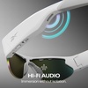 image:imageReebok Nitrous Smart Audio Sunglasses Black Polarized Lens Unisex HiFi Bluetooth Sport Glasses with UV Protection  Powered by LucydBerry Mirror