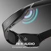 image:imageReebok Nitrous Smart Audio Sunglasses Black Polarized Lens Unisex HiFi Bluetooth Sport Glasses with UV Protection  Powered by LucydBlack