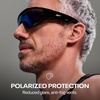 image:imageReebok Nitrous Smart Audio Sunglasses Black Polarized Lens Unisex HiFi Bluetooth Sport Glasses with UV Protection  Powered by LucydBlue Mirror