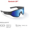 image:imageReebok Nitrous Smart Audio Sunglasses Black Polarized Lens Unisex HiFi Bluetooth Sport Glasses with UV Protection  Powered by LucydBlue Mirror
