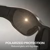 image:imageReebok Nitrous Smart Audio Sunglasses Black Polarized Lens Unisex HiFi Bluetooth Sport Glasses with UV Protection  Powered by LucydGold Mirror