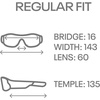 image:imageReebok Nitrous Smart Audio Sunglasses Black Polarized Lens Unisex HiFi Bluetooth Sport Glasses with UV Protection  Powered by LucydGold Mirror