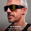 image:imageReebok Nitrous Smart Audio Sunglasses Black Polarized Lens Unisex HiFi Bluetooth Sport Glasses with UV Protection  Powered by LucydGold Mirror