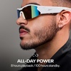 image:imageReebok Nitrous Smart Audio Sunglasses Black Polarized Lens Unisex HiFi Bluetooth Sport Glasses with UV Protection  Powered by LucydIridescent Mirror