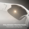 image:imageReebok Nitrous Smart Audio Sunglasses Black Polarized Lens Unisex HiFi Bluetooth Sport Glasses with UV Protection  Powered by LucydIridescent Mirror
