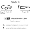 image:imageReebok Nitrous Smart Audio Sunglasses Black Polarized Lens Unisex HiFi Bluetooth Sport Glasses with UV Protection  Powered by LucydOctane Photochromic