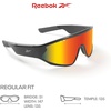image:imageReebok Nitrous Smart Audio Sunglasses Black Polarized Lens Unisex HiFi Bluetooth Sport Glasses with UV Protection  Powered by LucydRed Mirror
