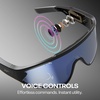 image:imageReebok Nitrous Smart Audio Sunglasses Black Polarized Lens Unisex HiFi Bluetooth Sport Glasses with UV Protection  Powered by LucydRed Mirror