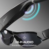 image:imageReebok Nitrous Smart Audio Sunglasses Black Polarized Lens Unisex HiFi Bluetooth Sport Glasses with UV Protection  Powered by LucydSilver Mirror