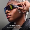 image:imageReebok Nitrous Smart Audio Sunglasses Black Polarized Lens Unisex HiFi Bluetooth Sport Glasses with UV Protection  Powered by LucydViolet Mirror