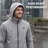 image:imageReebok Rain Jacket Men with Hood Windbreaker Men Lightweight Waterproof JacketGrey