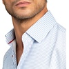 image:imageReebok Slim Fit Long Sleeve Button Down Dress Shirts for Men  Wrinkle Free Long Sleeve Shirt Mens FormalLight Blue  Check