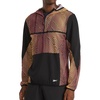 image:imageReebok Mens Athlete Hype Jacket Standard Fit Lightweight Recycled Poly FabricBlackElectric Amber